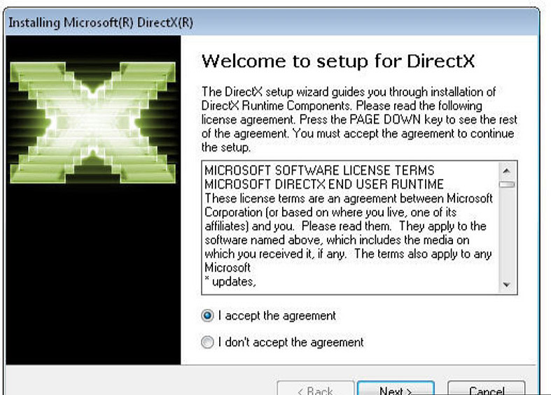 how to uninstall and reinstall directx 12
